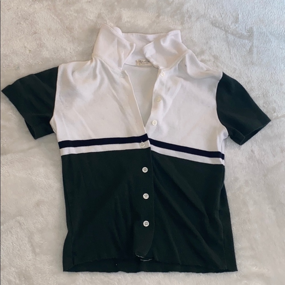 Brandy Melville cropped button down shirt! Size S